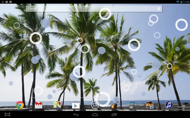 Beach Palms Live Wallpaper android App screenshot 0