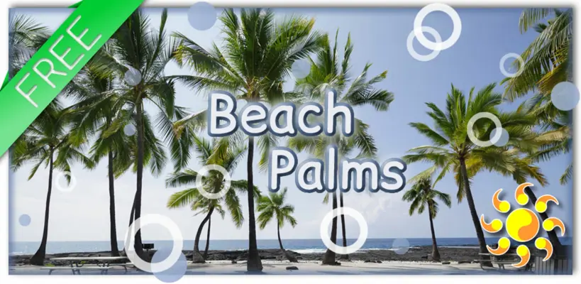 Beach Palms Live Wallpaper android App screenshot 1