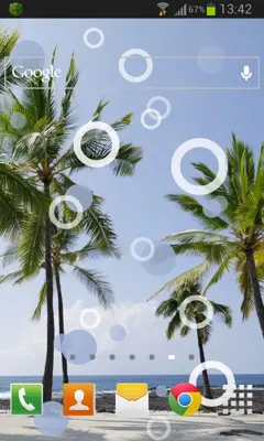 Beach Palms Live Wallpaper android App screenshot 2